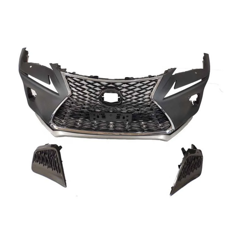 NX bumper for Lexus NX200 NX200t NX300h NX350 Sport bumper assembly grille body kit NX front bumper grille