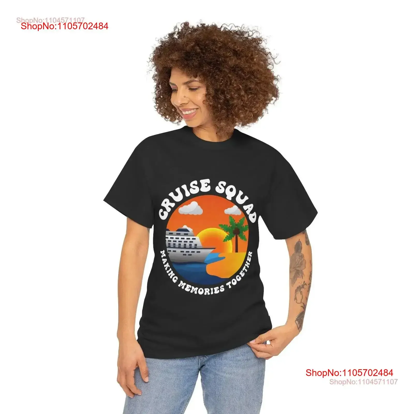 Cruise Squad 2024 T Shirt Sunset Beach and Ship Design Vacation Apparel Making Memories Together vintage Washed Comfortable