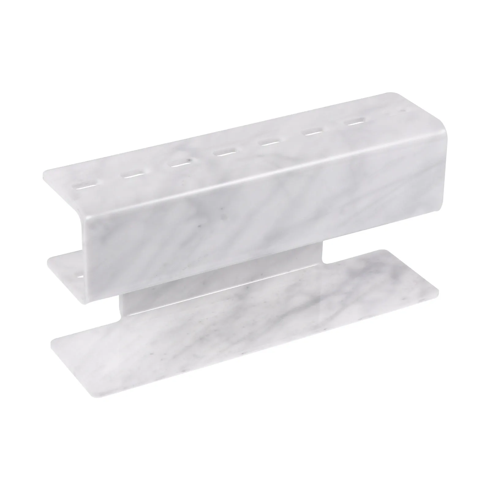 Tweezers Holder Organizer for Eyelash Extensions Acrylic Display Storage Shelf with 8 Slots Clean Makeup Space Professional