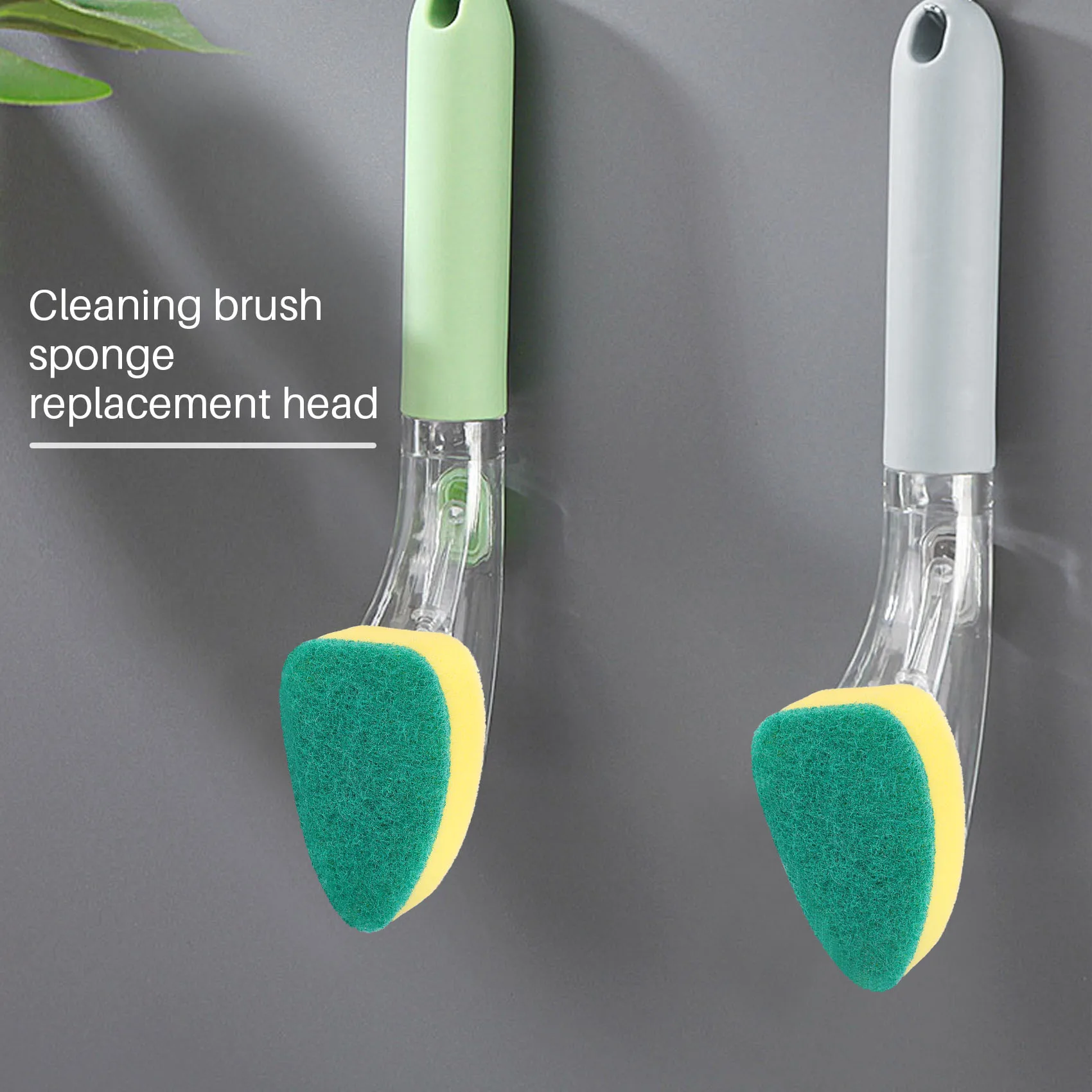 18 قطعة من عصا الأطباق عالية الجودة، رؤوس إسفنجية بديلة، وسادات تنظيف الأطباق شديدة التحمل، إسفنجة للمطبخ