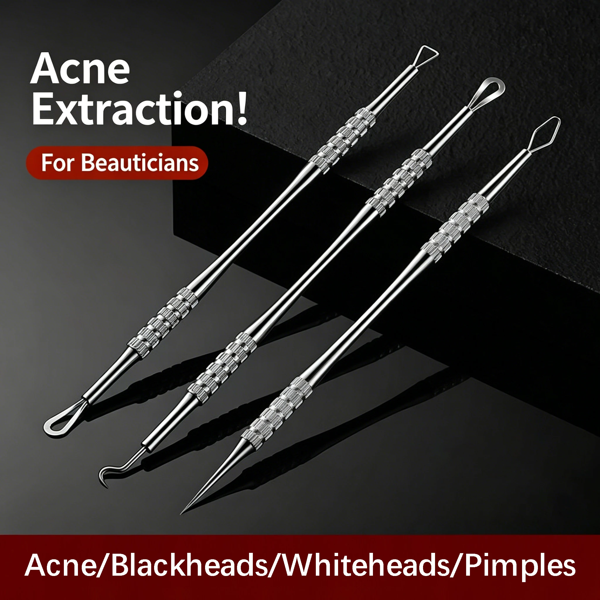 ชุดเครื่องมือกำจัดสิวหัวดำ 3 ช - Luxury Skincare Acne บทวิจารณ์และราคา