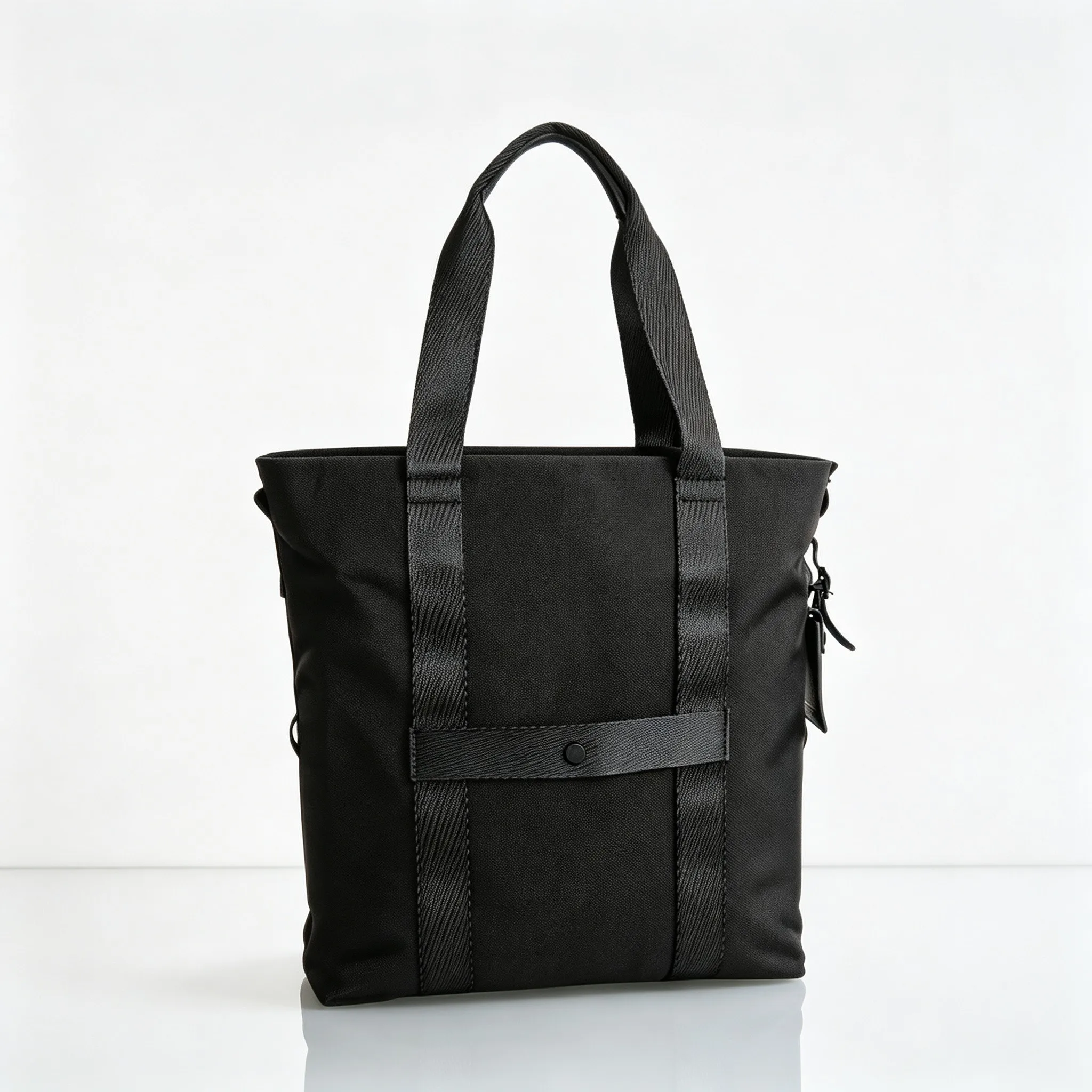 Casual Commuting Tote Bag for Men, Portable Nylon Handbag