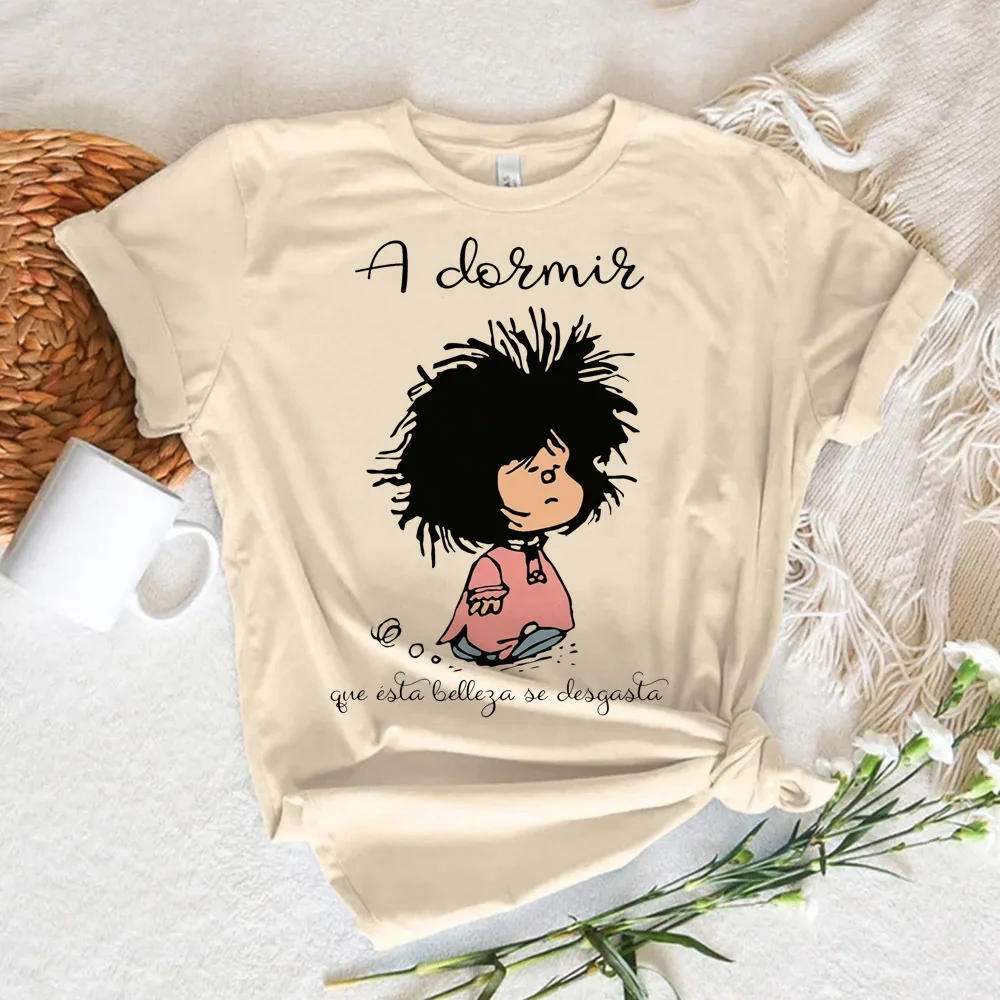 

Футболки Mafalda, женская молодежная модная футболка, женская уличная одежда 1920-х, забавная одежда