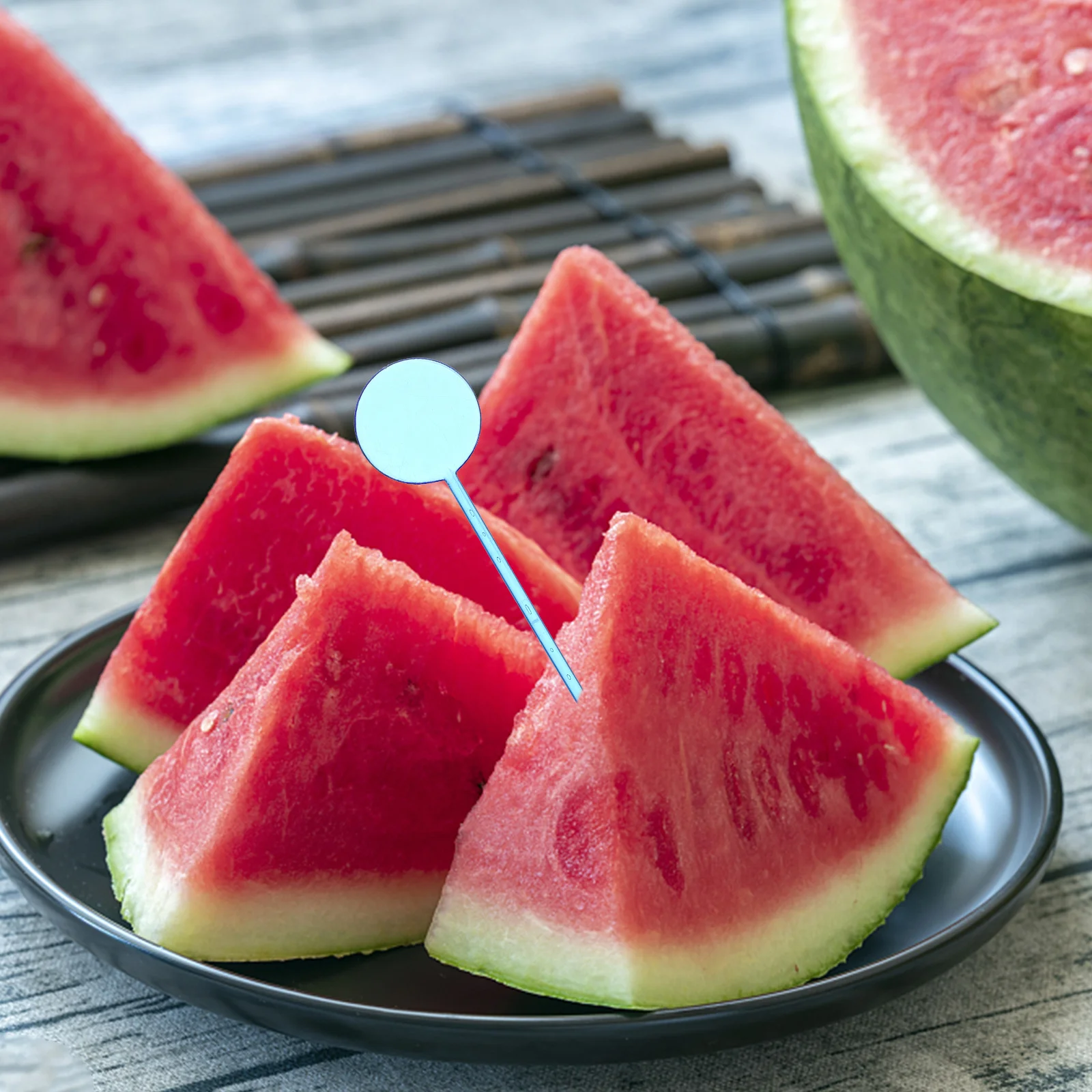 

100Pcs Colorful Fruit Sticks Portable Cocktail Toothpicks Decorative Decors for Desserts Appetizers Cocktail Fruit Picks