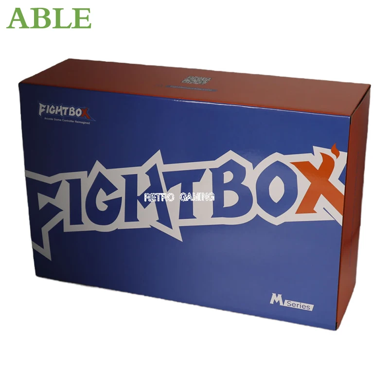 FightBox M8-CrossUP Arcade Joystick Controller with Additional D-Pad Programmable Keys SOCD Turbo Anti-Slip for PC Consoles