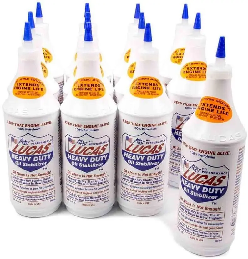 

Lucas Oil 10001 Heavy Duty Oil Stabilizer - 1 Quart (Pack of 12)