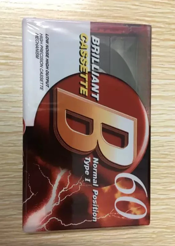for Tdk-b 60-minute blank cassette tape - specifically for repeaters and recorders - made in thailand
