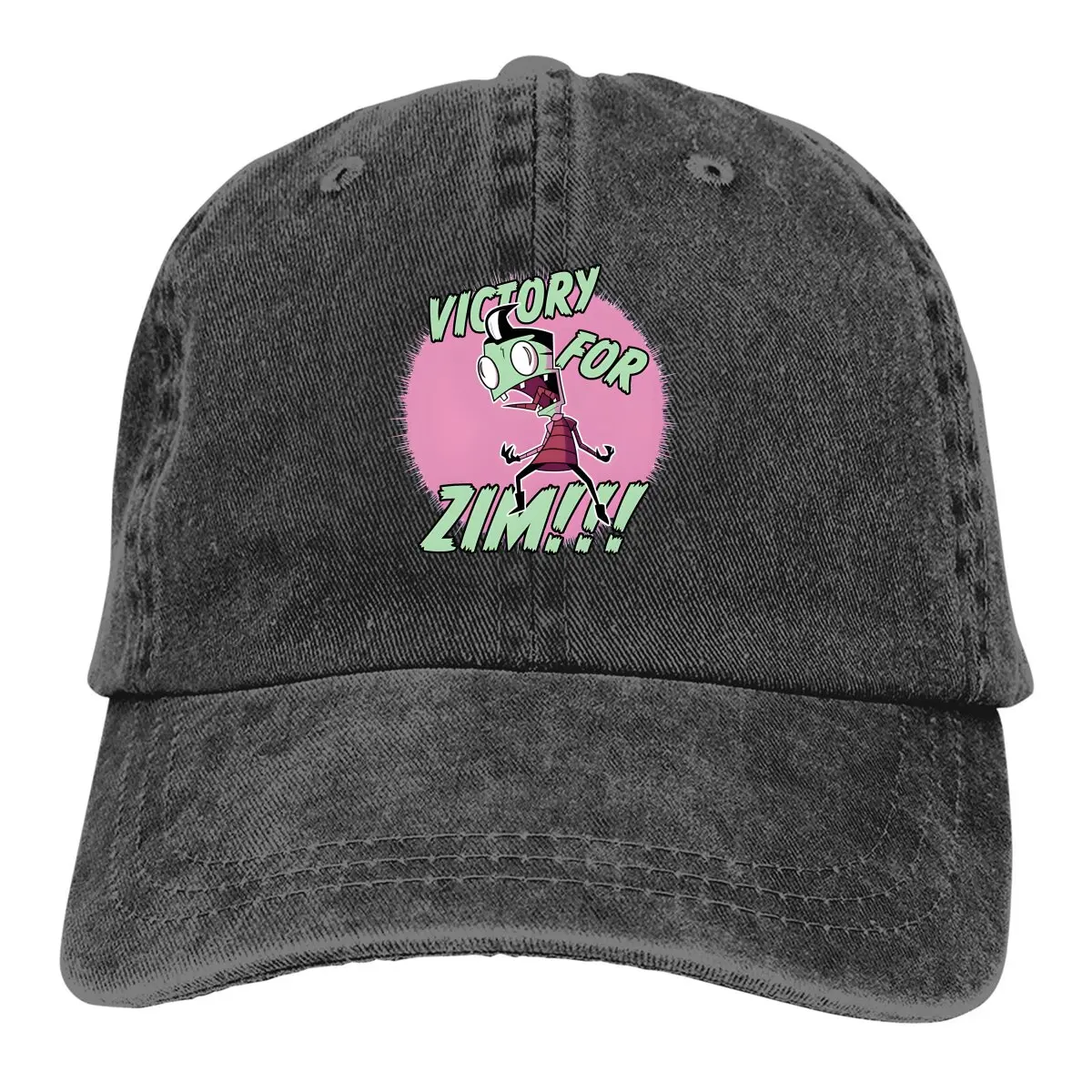 VICTORY FOR ZIM Baseball Cap Men Hats Women Visor Protection Snapback Invader Zim Cartoon Animation Caps