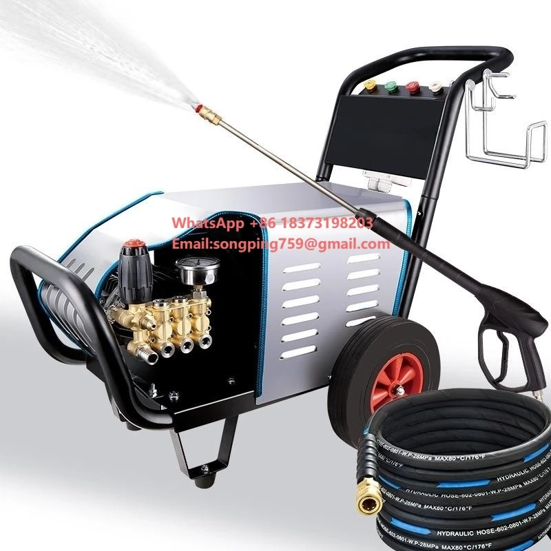 

Промышленная автоматическая мойка высокого давления 220В для автомобилей, мощное оборудование для мойки фермерских машин