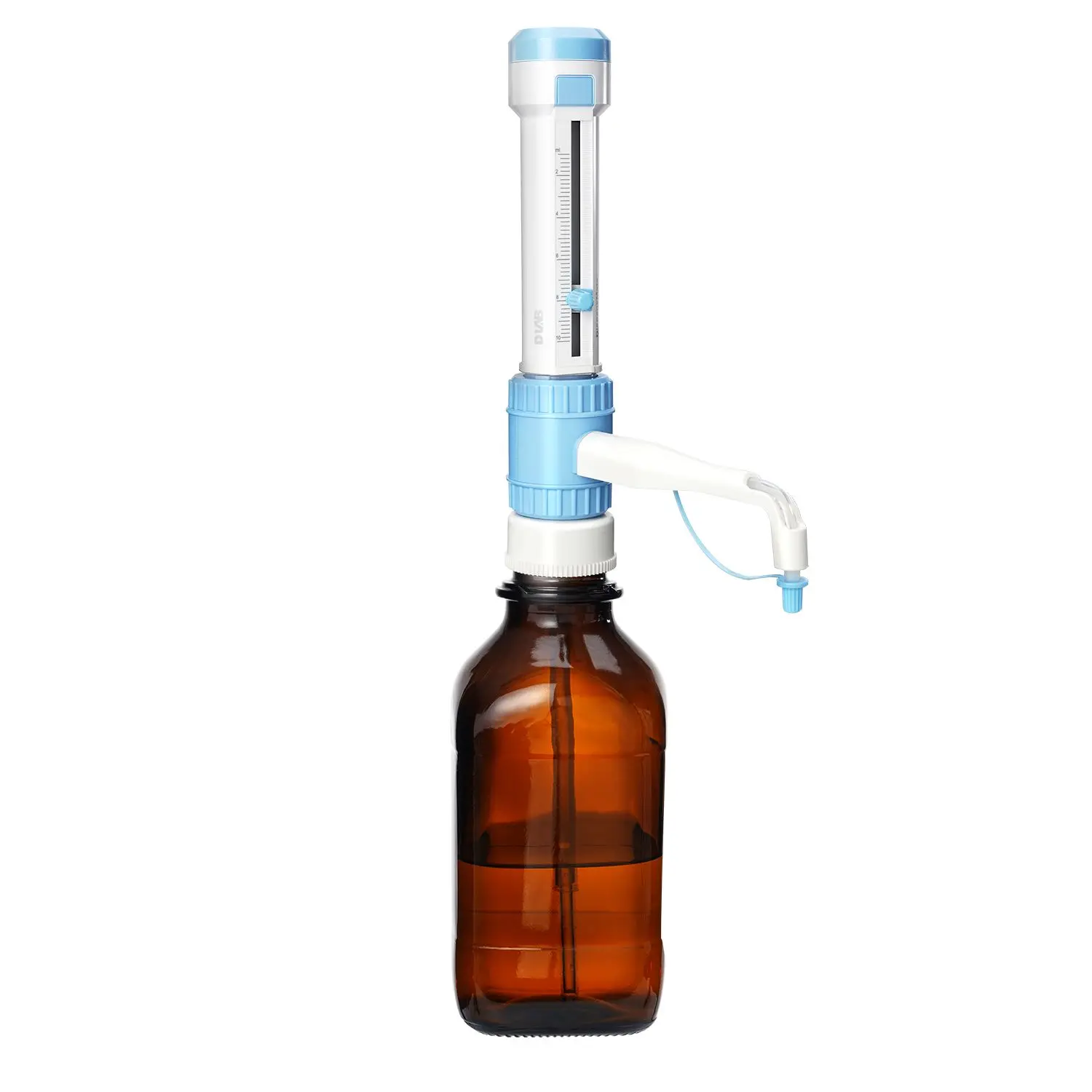 Disinfection of 10ml laboratory reagent bottle with bottle mouth dispenser/pro10ml