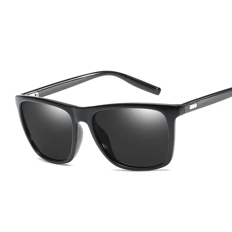polarization sunglasses Unisex Square Vintage Glasses Famous Brand Sunglases Polarization Sunglasses retro Feminino Women Men