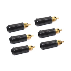 DIY Din Hella Male Plug Powerlet Plug European Type 12V Cigarette Lighter Adapter Connector Fits Motorcycles