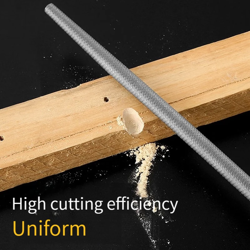 1Pcs Metal File Set 6-10InchProfessional Carbon Steel File Includes Flat/Half-Round Work For Metal, Wood And More Tool image 3