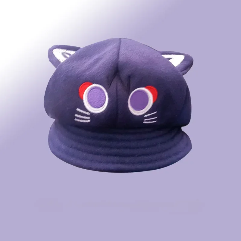 Game Characters Anime Characters Japanese Beret Cat Ears Wool Stereotypical Octagon Hat with Small Tail Accessories