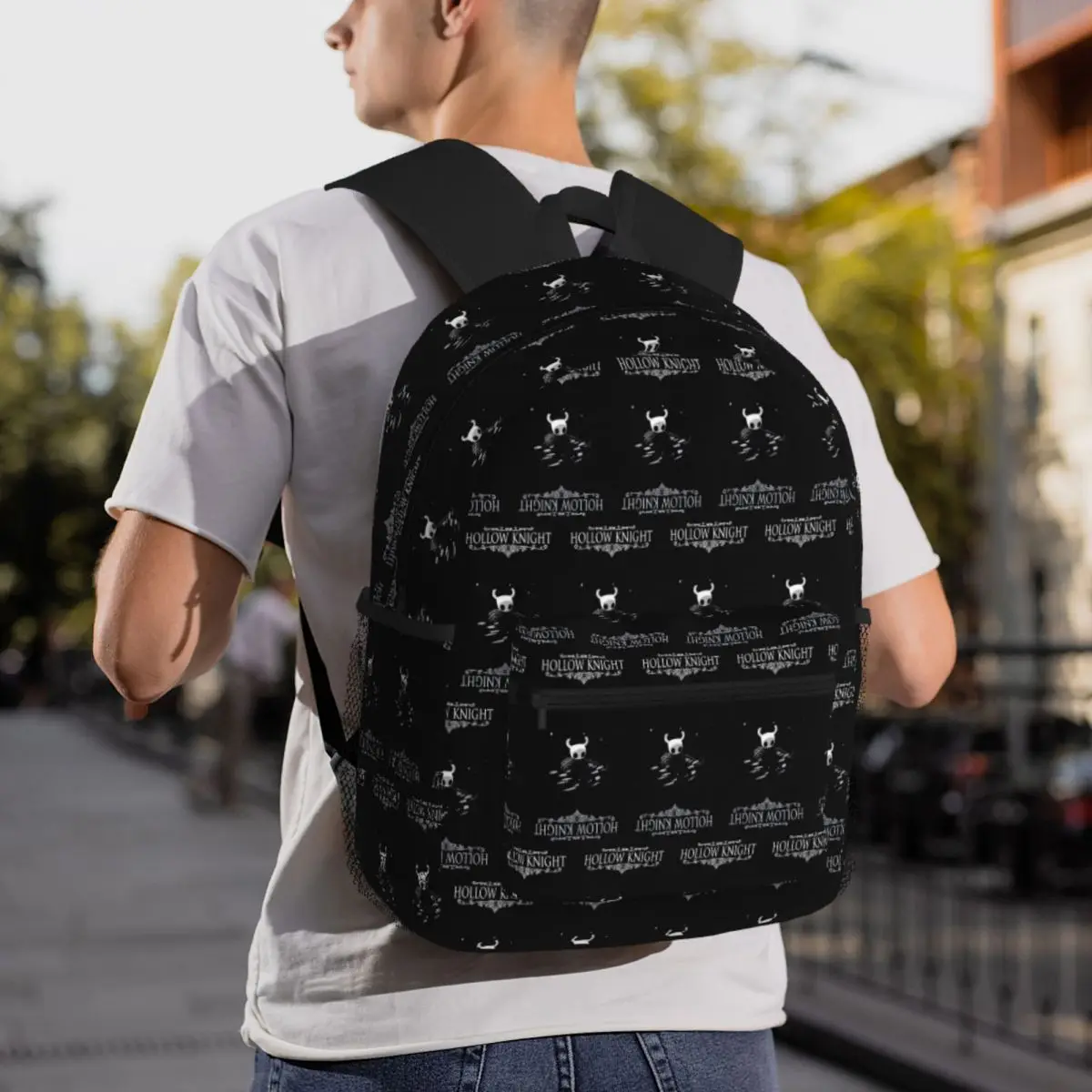 

Hollow Knight Student Backpack School Bag Hiking Travel Daypack for Men Women Fashion Bookbag Shoulder Bags