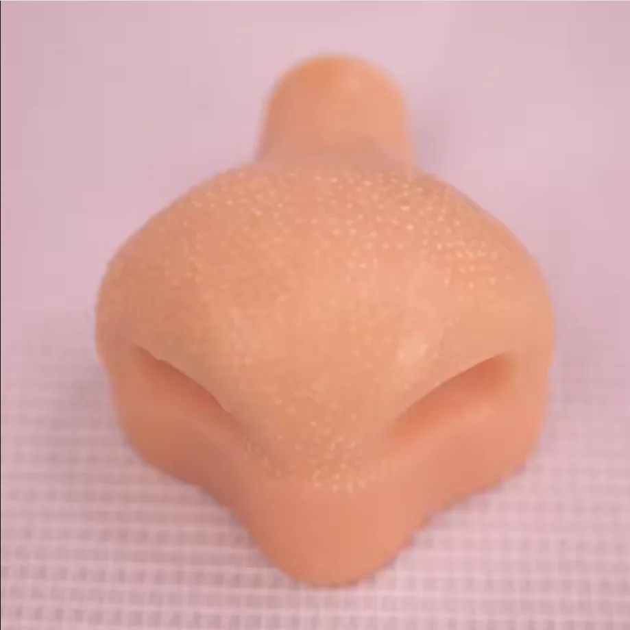 Brinquedo de alívio do estresse, espremendo espinhas, ferramenta de espremendo cravo dos desenhos animados, a mesma ferramenta de transmissão ao vivo do nariz de morango
