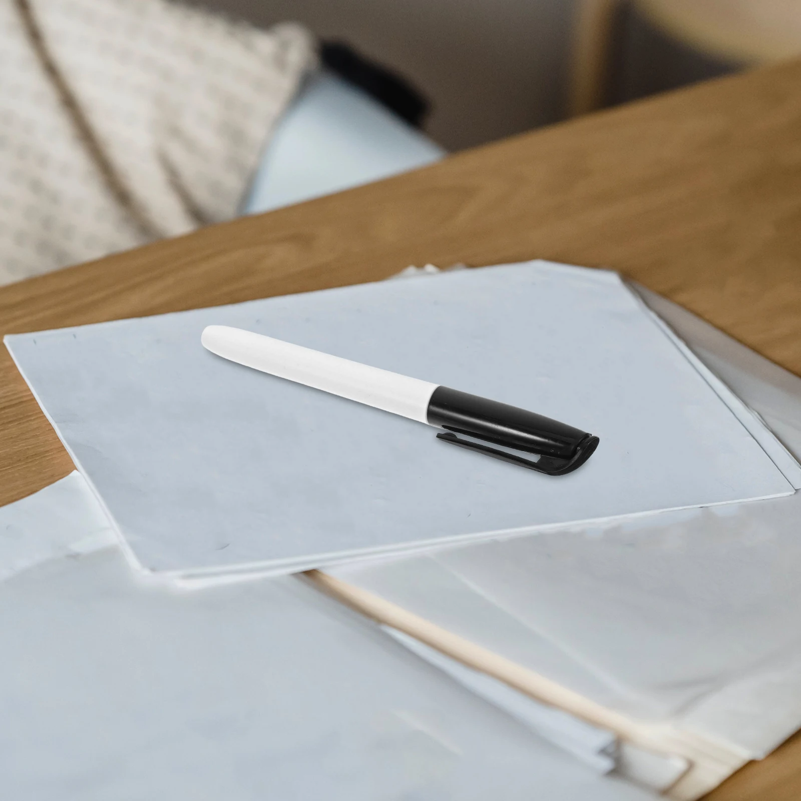 4 Pcs Wet Dry Erasable Markers Fine Tip Liquid Chalks Classroom Teaching Supplies Plastic Eraser Blackboard White Office Bulk