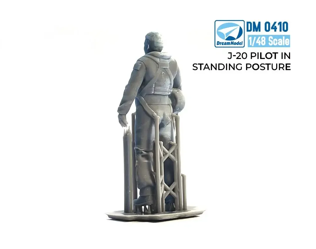 Dream Model 1/48 1/72 J-20 Pilot NO.1 /NO.2 / In Standing Posture / Front / Rear