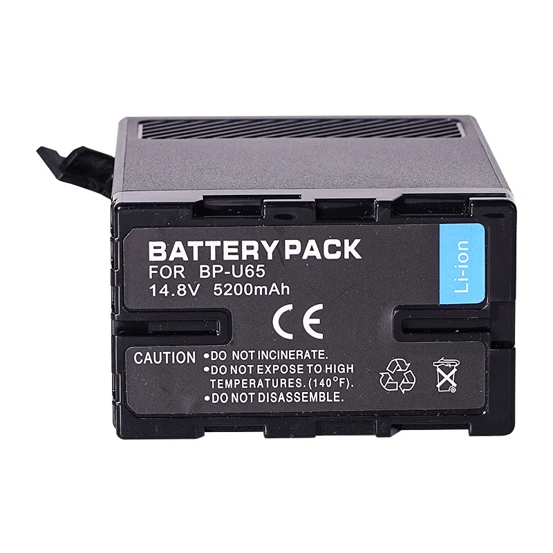 14.8V 5200mAh for Sony BP-U65 BP-U60 EX3EX1 EX260 Camera Battery