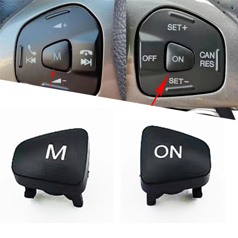 For Ford Escort Fiesta MK7 MK8 ST 2017 Ecosport 2013 Car Audio Volume Steering Wheel Button Control Switch M On Button