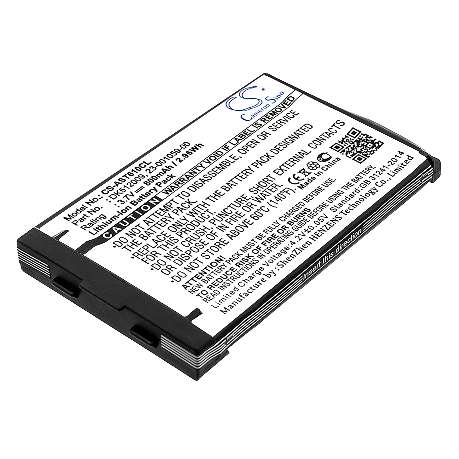 

Li-ion Cordless Phone Battery for Detewe, 3.7V, 800mAh, Compatible Models: 600d, 610d, 612d, 620d, 622d, 630d, 632d, 650c, DTS