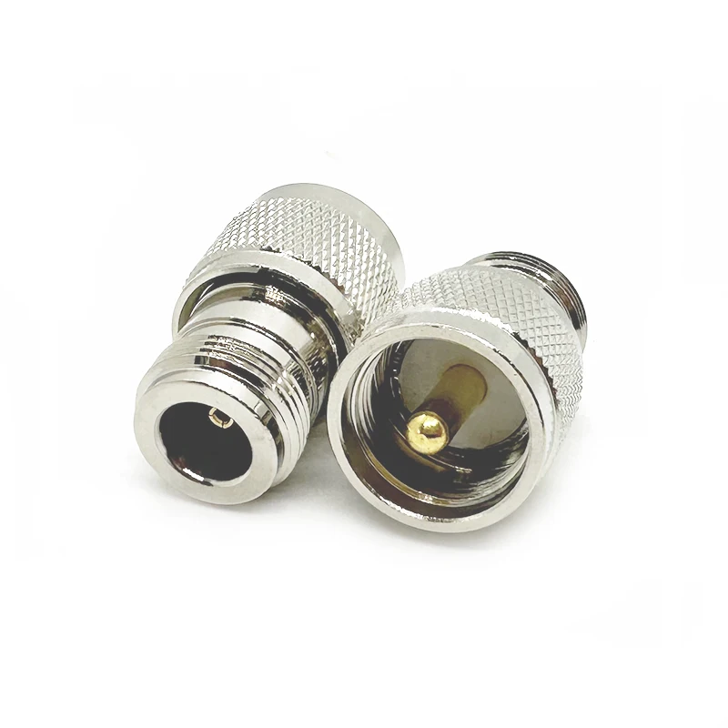 Adaptateur Coaxial RF Coaxial droit PL259 UHF mâle vers N Type femelle pour Radio amateur CB, talkie-walkie, antenne Wi-Fi