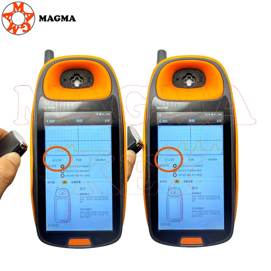 MAGMA WAZSKE13D03 مفتاح السيارة التحكم عن بعد لمازدا CX-5 CX-9 MIATA MX5 M6 6A/ID49 Hirag-Pro رقاقة 315/433MHz بطاقة القرب