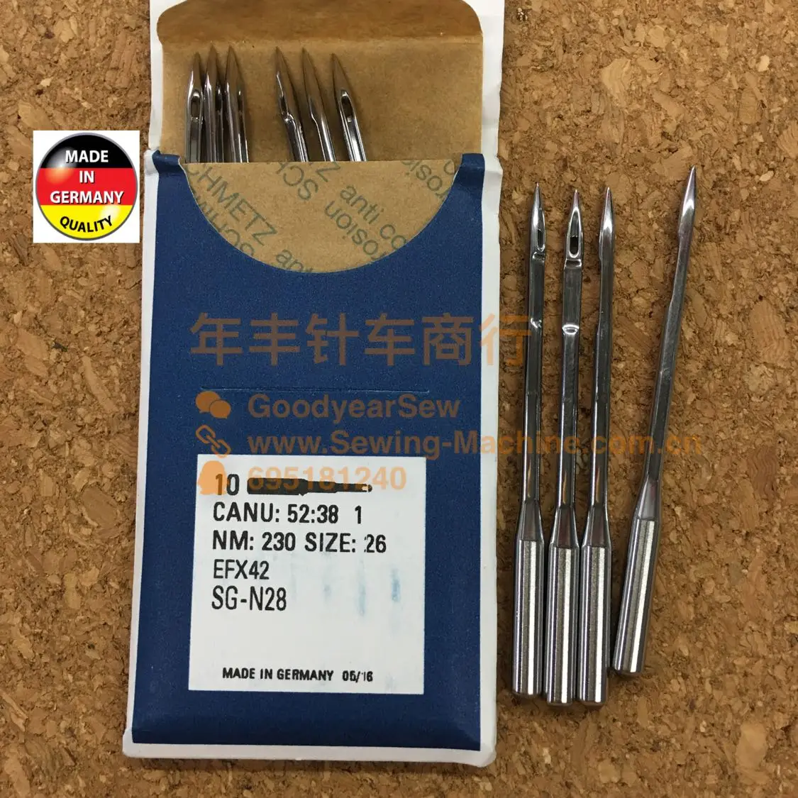 

10pcs 1bag Made In Germany Schmetz Sgn28 Efx42 Carpet Sewing Machine Pin Gn20 hr-4a