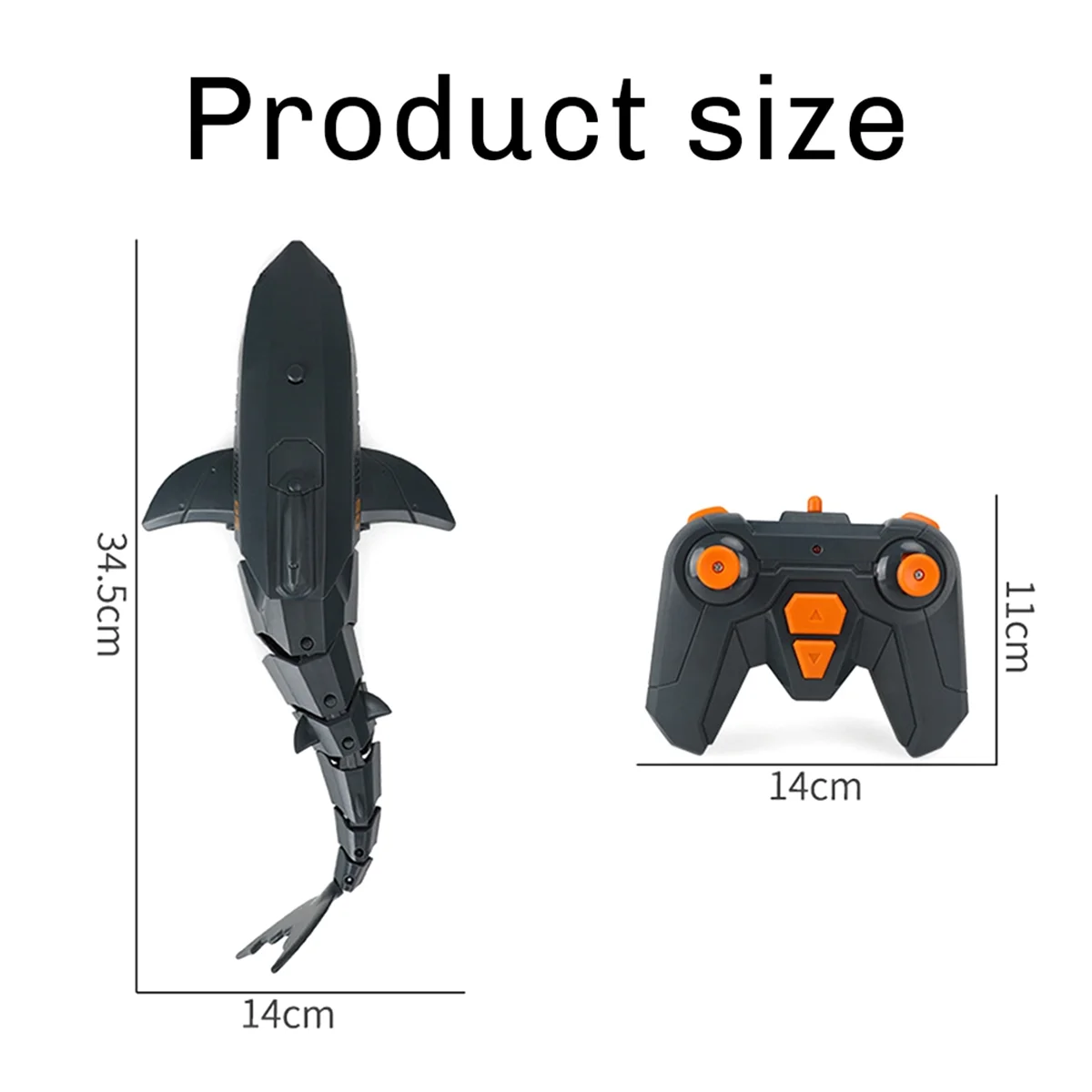 2.4G Remote Control Toy,Kids Water Toy,RC Boats,Submarine,Pool Toy for Kids,Water Toy Gift for and Black