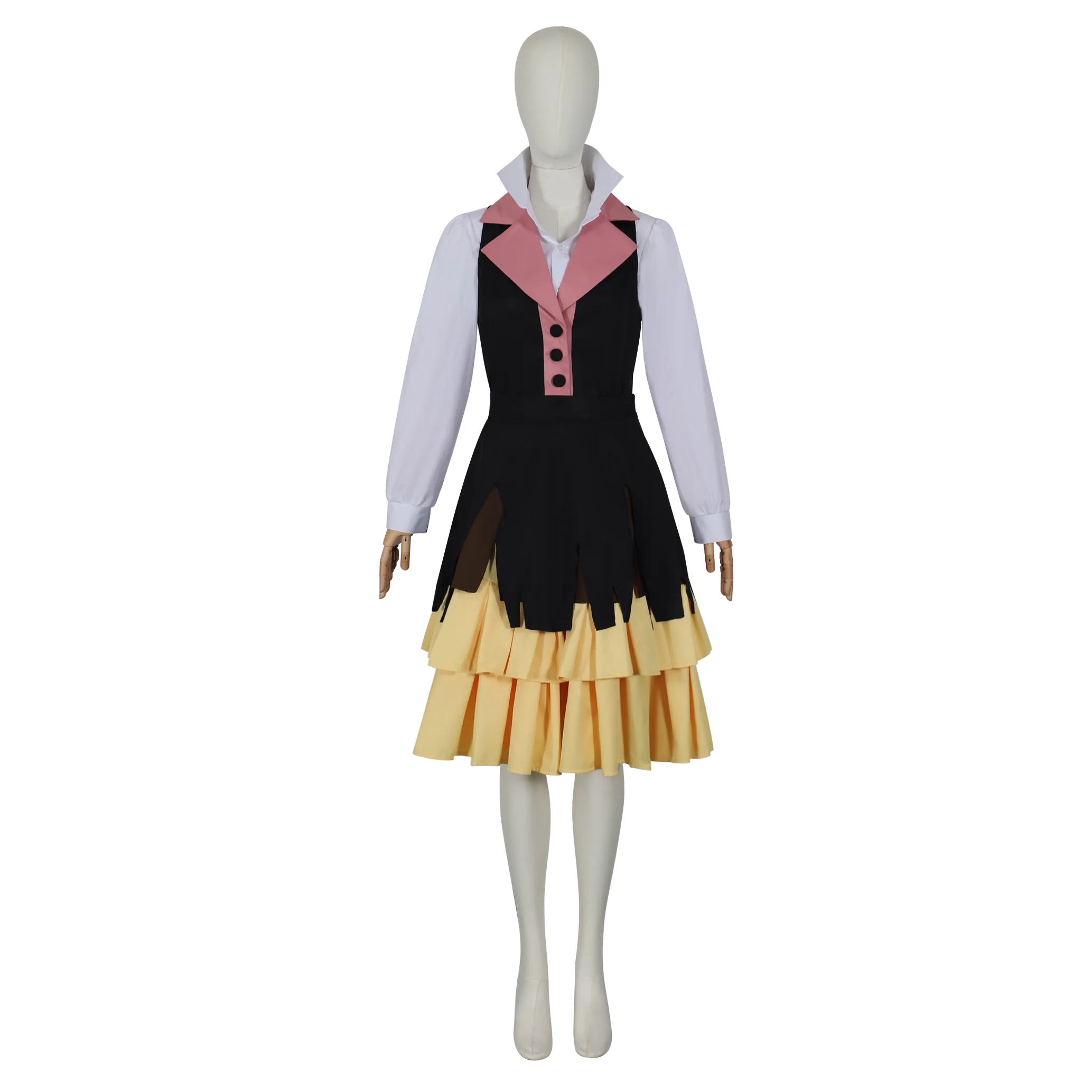 

Anime Cos Lucy Maud Montgomery Cosplay Costume Party Uniform Full Set Kawaii Dress