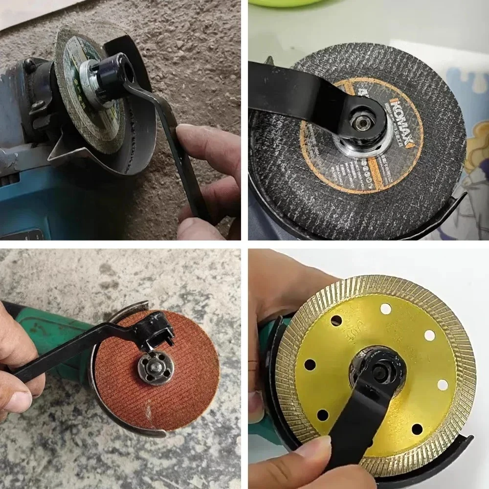 Accessorie Four-claw Angle Grinder Special Wrench 4-hole Multi-size Adjustable Hand-held Wrench Car Motorcycle Repair Tools