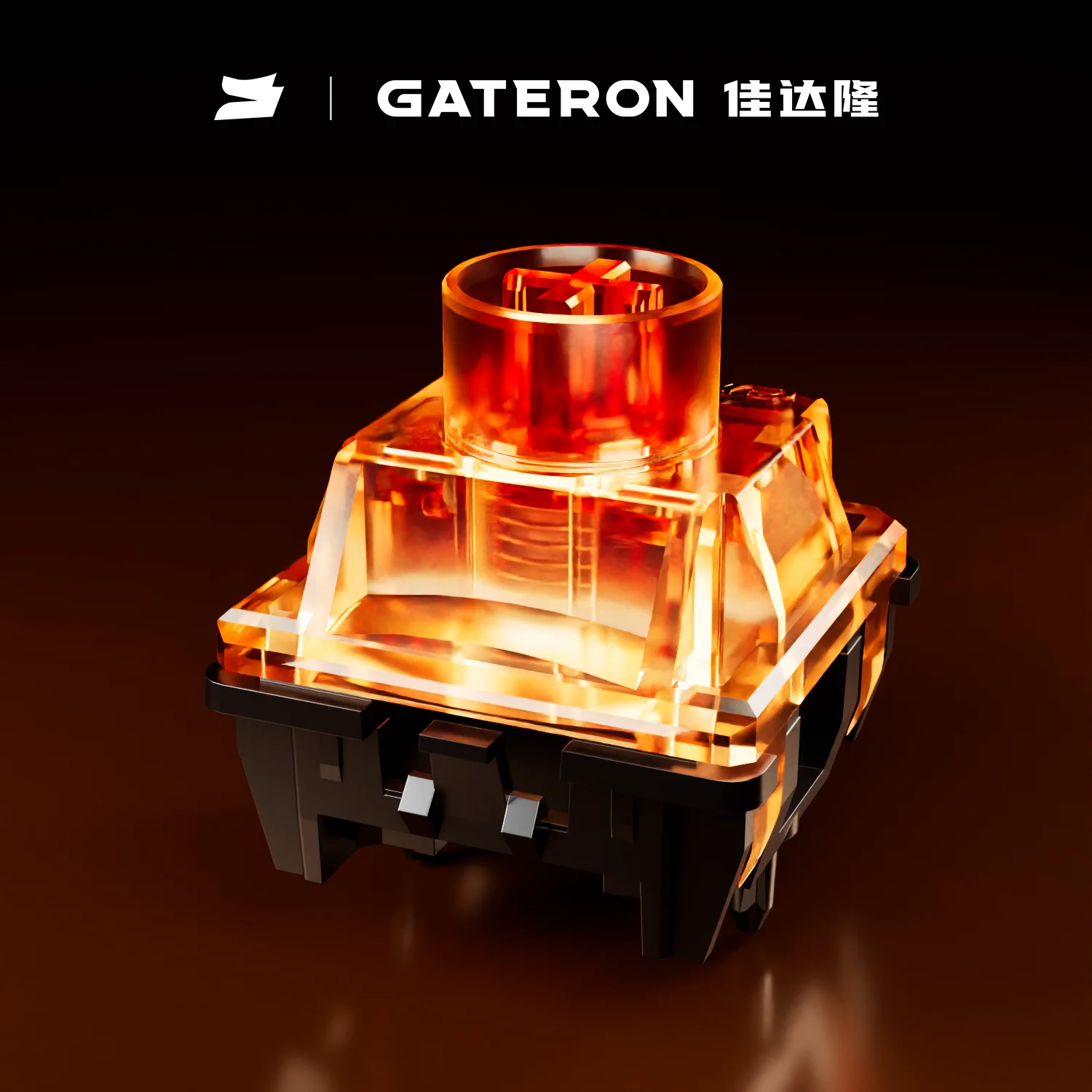 GATERON Magnetic Spark Series Switch Linear Freely Setting Pre-travel Hall Sensor Effect For Magnetic Keyboard Gaming Office