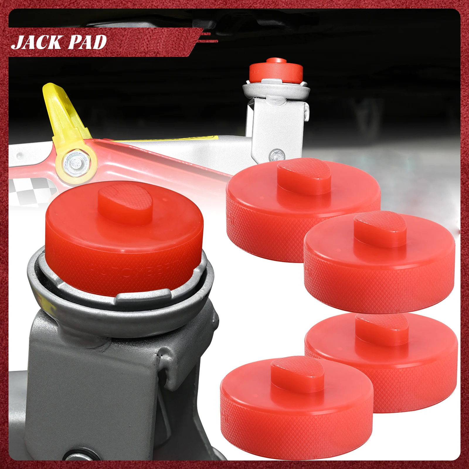 x4 Polyethylene Jack Pad Support Point Adapter Jacking Trolly Car Repair Tool For Porsche 911 964 993 996 997 991 Cayman Boxster