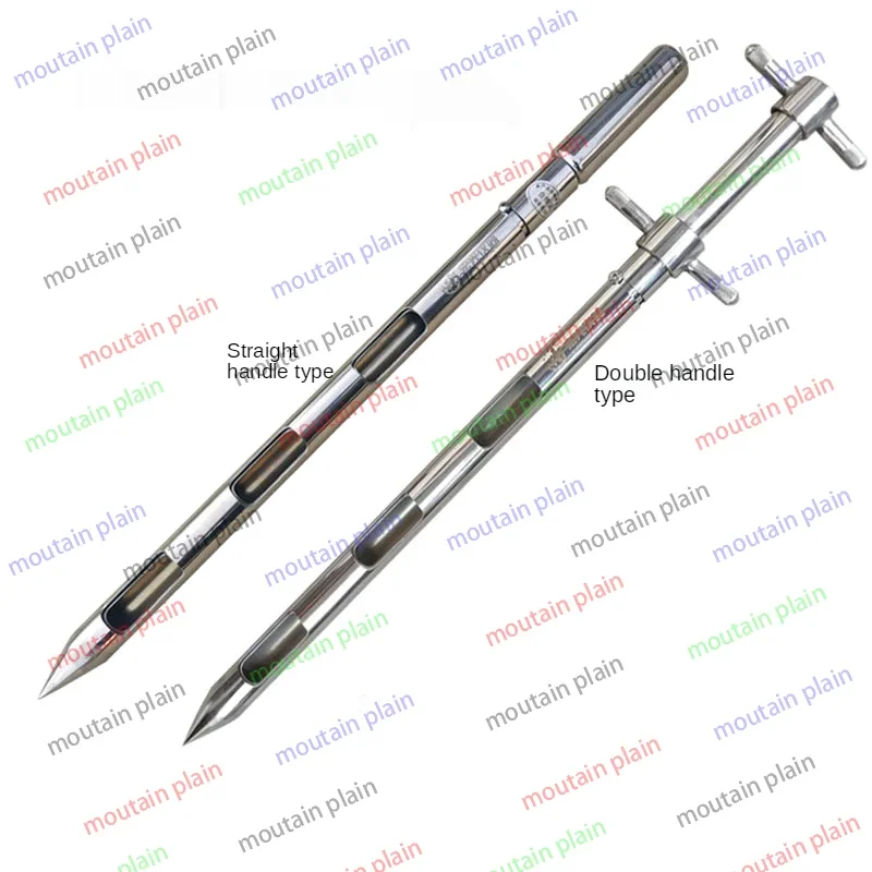 sampling tube Rotary sampling tube, cement, powder, solid sampler 304 stainless steel double-layer powder