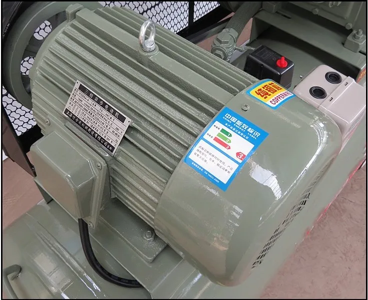 Low Noise Piston Air Compressor Industrial Machine 7.5kw 10hp With 220L Tank