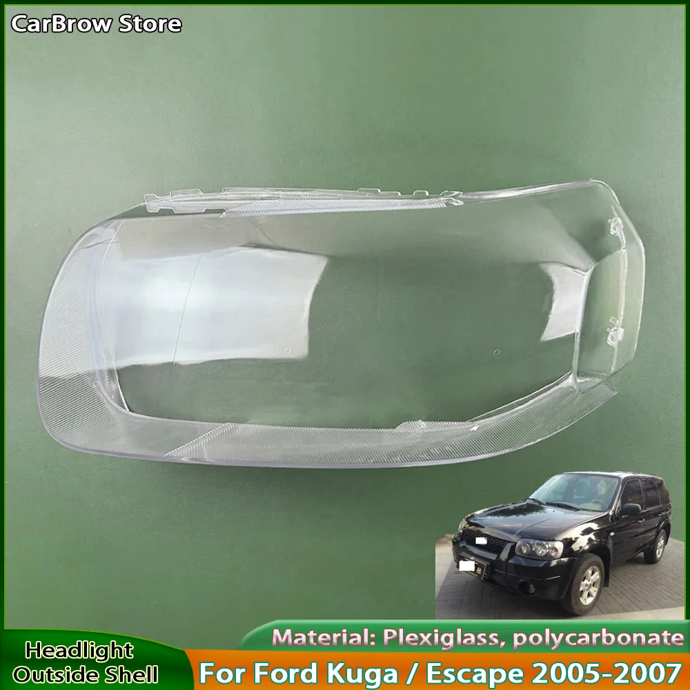 

Прозрачный корпус фары для Ford Kuga/Escape 2005-2007, крышка передней фары, замена оригинального абажура из плексигласа