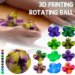 6/8/10cm Gear Ball Toys 3d Printed Gear Ball Spinning Ball Stress Relieving Fingertip Toy Desktop Figurines Decorations