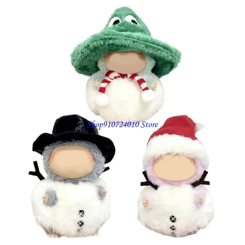 77HD الموسمية دمية زي ل 15 سنتيمتر أنيمي الشكل دمية أفخم عيد الميلاد ثلج الزي أنيمي دمية خلع الملابس الديكور #5