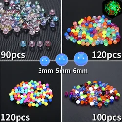 90-120pcs Colorful Acrylic Replacement Ball 3mm 5mm 6mm Tongue Piercing Balls Barbell Ear Eyebrow Piercing Ball Body Jewelry