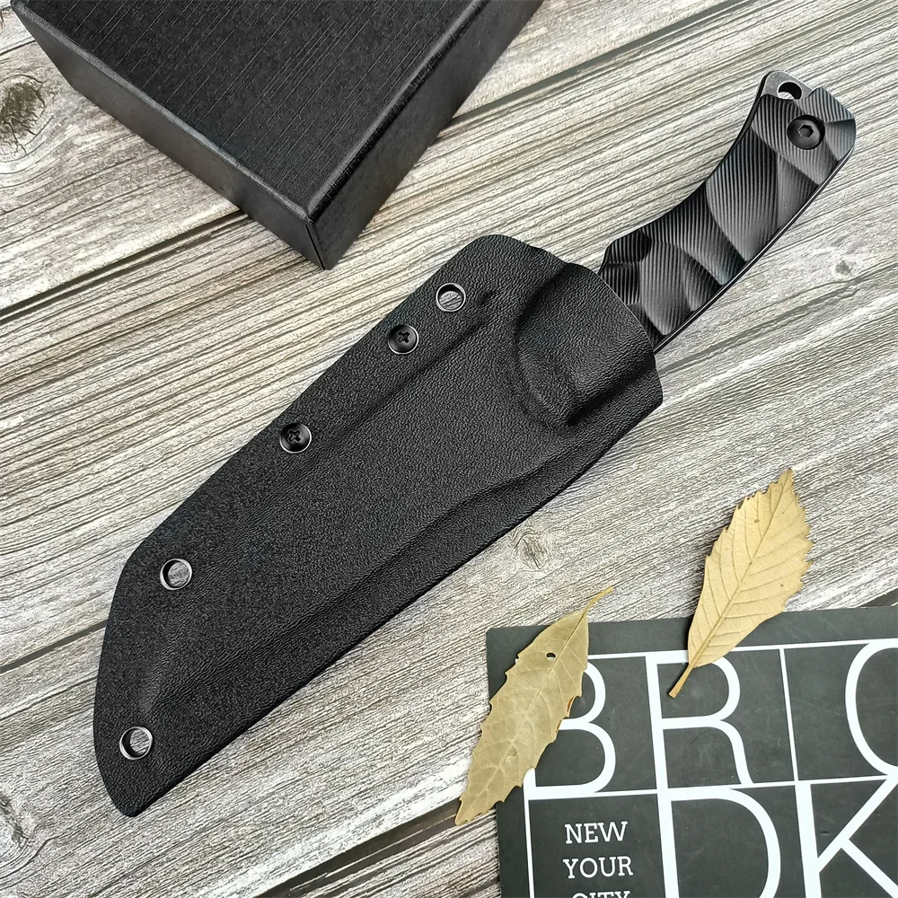 High Hardness Fixed Blade Knife Outdoor Camping Knife Hunting Knife 8Cr13mov Blade G10 Handle EDC Survival Fishing Hiking Toos