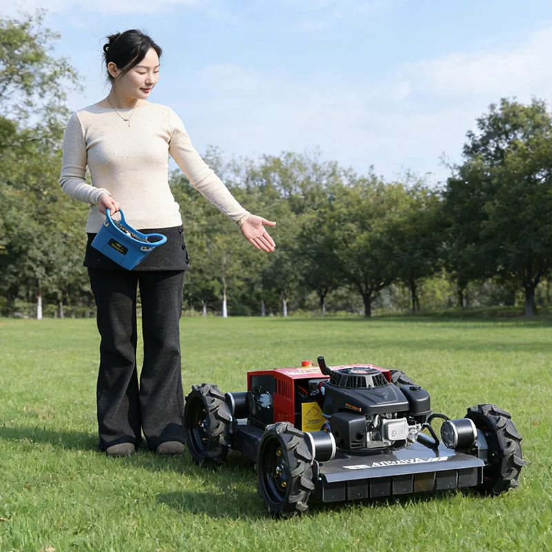 

Customized Factory Direct CE/EPA Certified High-Power Four-Stroke Wireless Remote Control Self-Propelled Lawn Mower