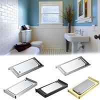 304 Stainless Steel Bathroom Paper Towel Rack Gold/Black Toilet Mobile Phone Rack Wall Hanging Tray Bathroom Room Rack