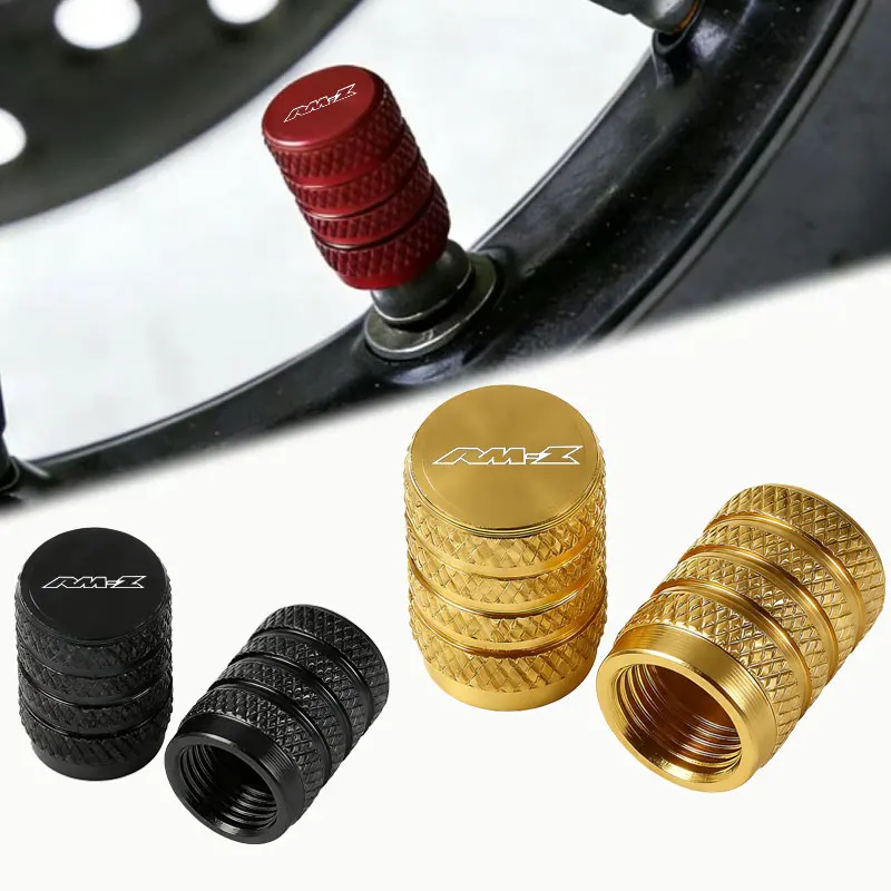 Acessórios para Moto: Novas Tampas de Válvula de Pneu CNC em Alumínio para SUZUKI RMZ250, RMZ450, DRZ400SM, DR-Z, RM-Z 250, 450, RMZ, DRZ 400
