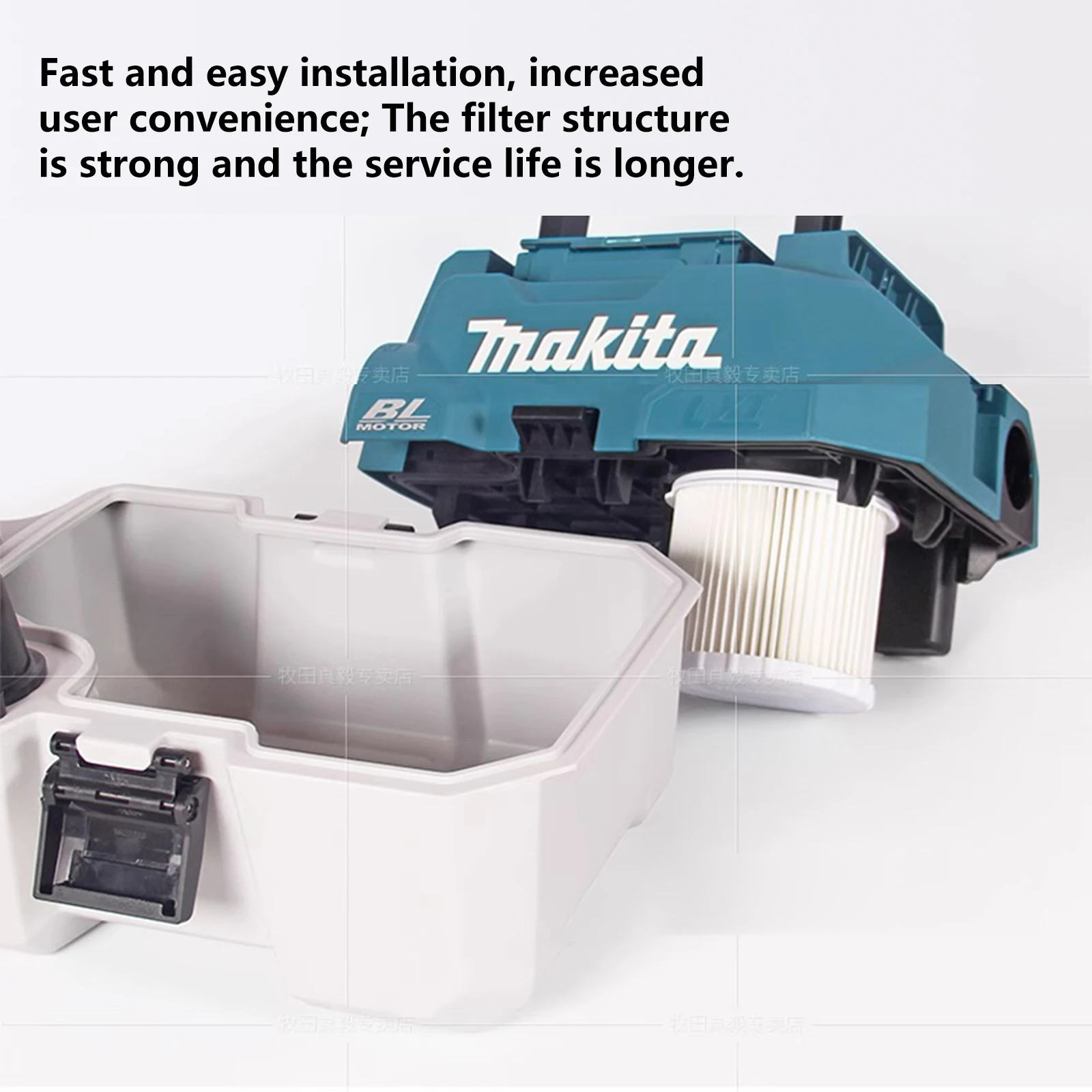 Imagem -04 - Filtro Makita-hepa para Aspirador Industrial Peças de Cartucho de Filtro para Uso Doméstico Filtro de Grau sem Escova Dvc750 Novo