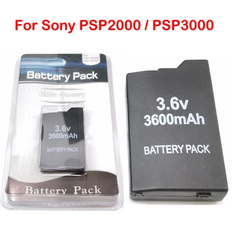 Литий-ионный аккумулятор 3,6 В, 3600 мАч для Sony PSP 2000 PSP 3000 PSP2000 PSP3000, консоль, геймпад, сменные аккумуляторы