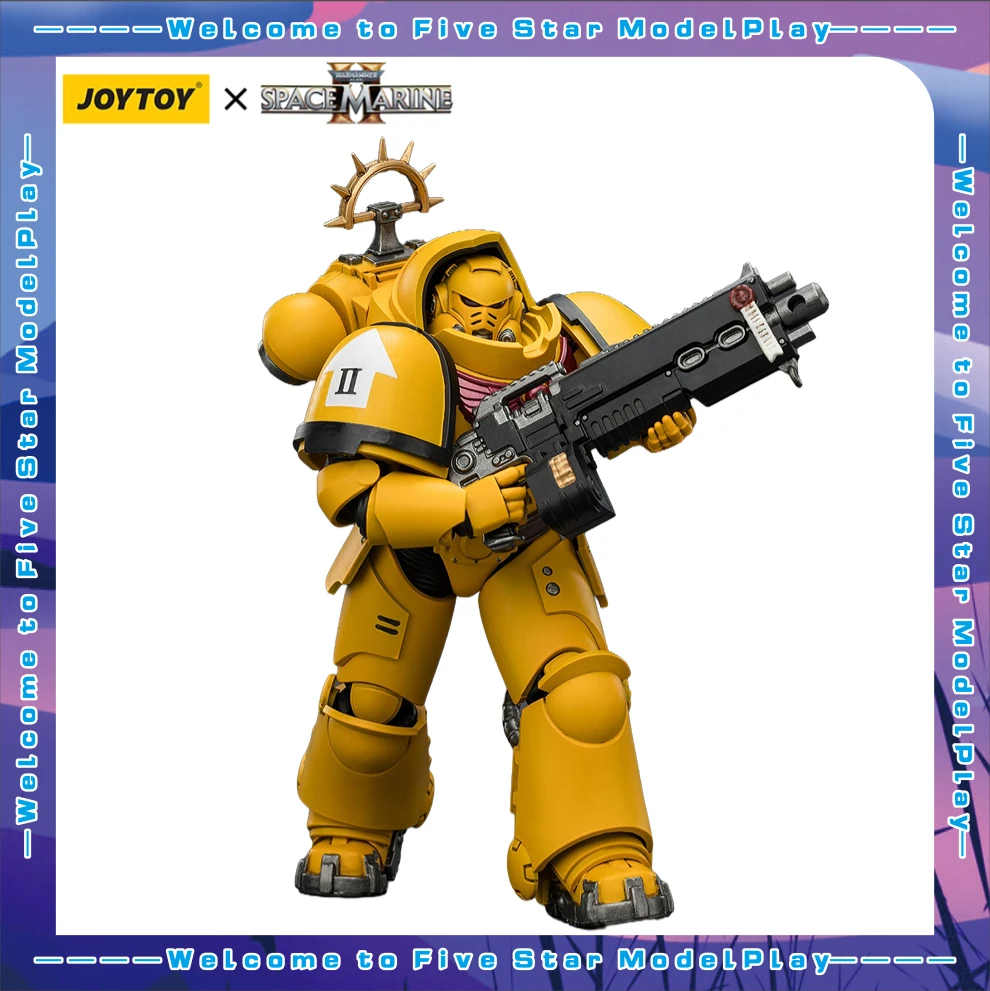 

【FS】JOYTOY Warhammer 40K 1/18 Фигурки для игр, серия Imperial Fists, модель Heavy Intercessor, игрушки, подарки