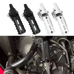 25mm Highway Front Foot Pegs Folding Footrests Clamps For BMW R1200GS LC R 1200 GS adv R1250GS adventure 2004-2023