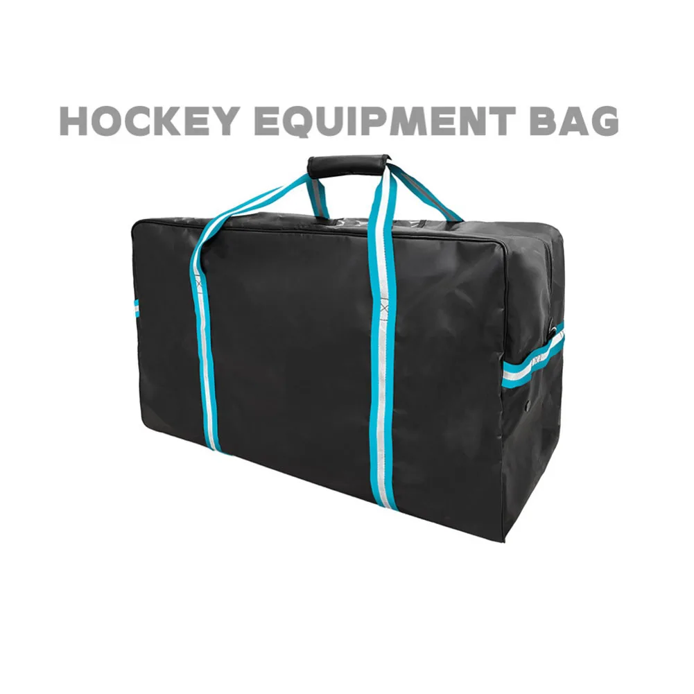 

Team Hockey Gear Bag Waterproof Hockey Bag For Travel Waterproof Hockey Bag Internal Organizer Pocket Holds Skates And Helmet