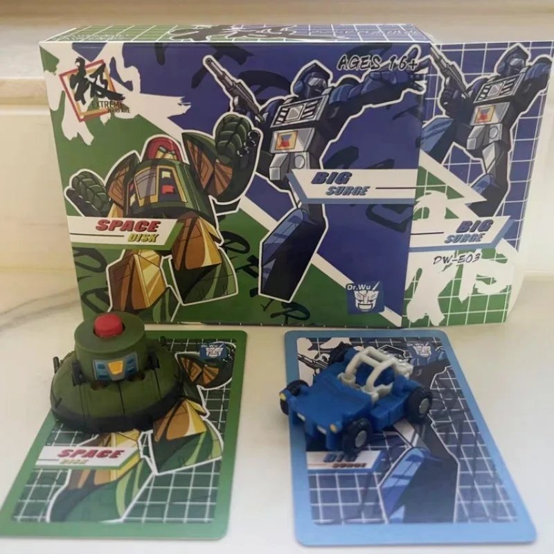 Nieuwe Dr.Wu Dw-E03 Dw-E22 Primaire Kleur Mini Ufo Enorme Golf Pak Kleinschalige Transformatie Action Figure Model Collectie Speelgoed