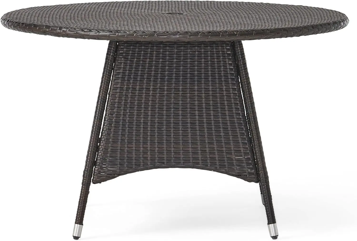 Theodore Outdoor Wicker 5-teiliges Ess-Set mit wasserfesten Kissen, 22,1 "w x 23,5" d x 32,75 "h